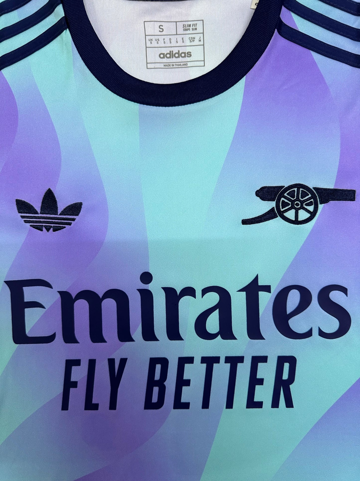 Arsenal Retro Remix Jersey – Purple & Aqua Edition