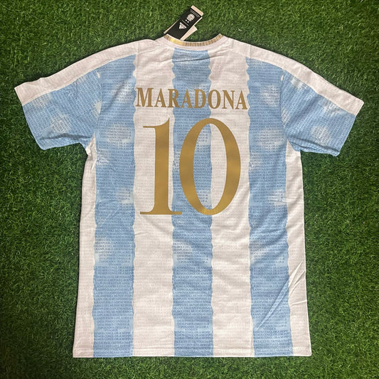 Diego Maradona Argentina Anniversary Commemorative Jersey